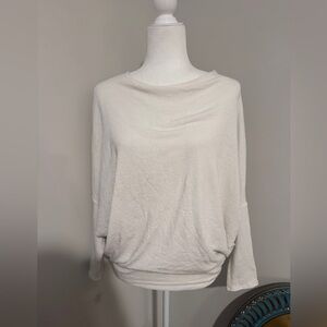 Charlotte Avery Cream Long Sleeve Top